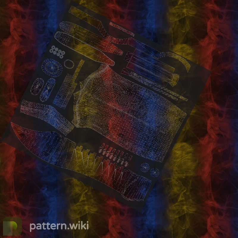 Bowie Knife Marble Fade seed 419 pattern template