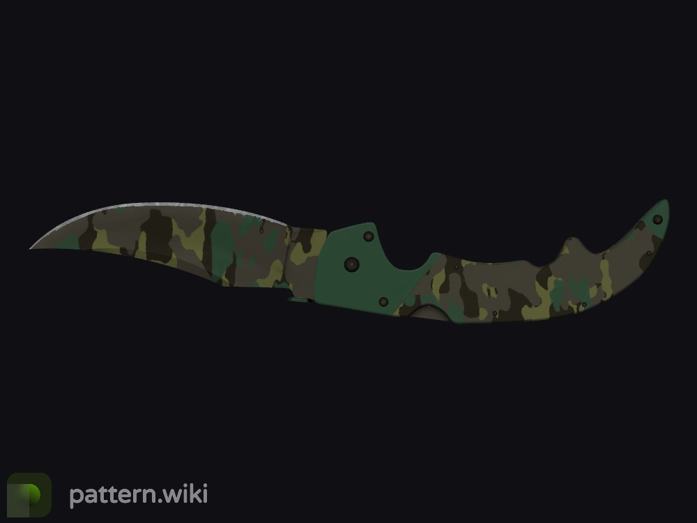 Falchion Knife Boreal Forest seed 641