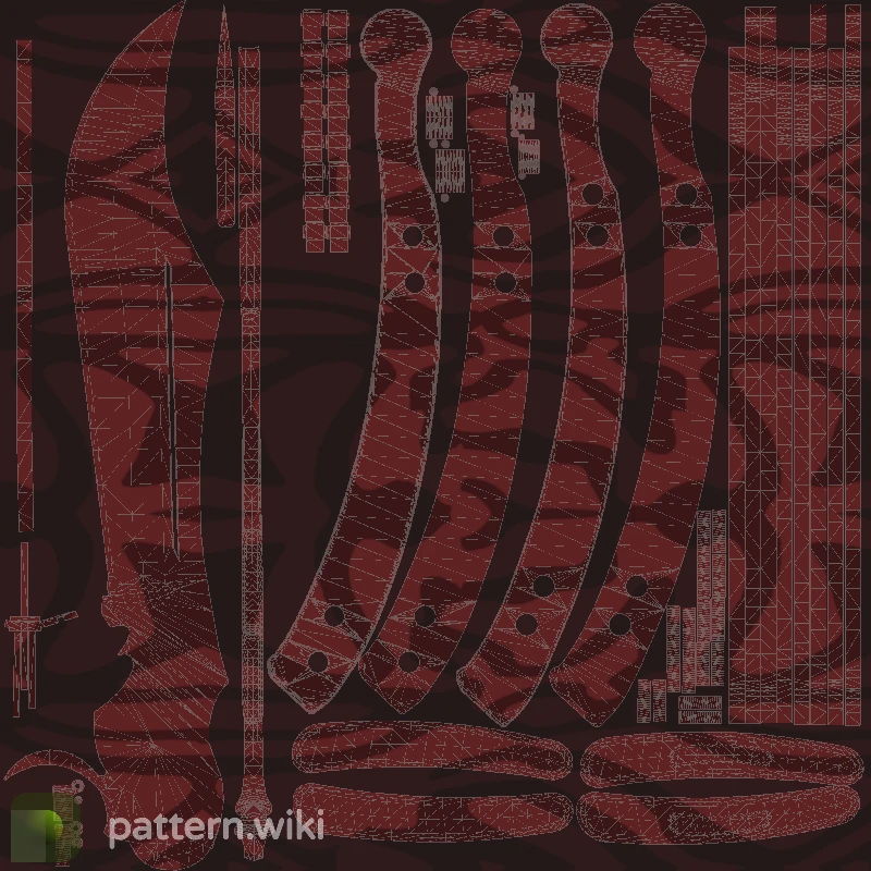 Butterfly Knife Slaughter seed 33 pattern template