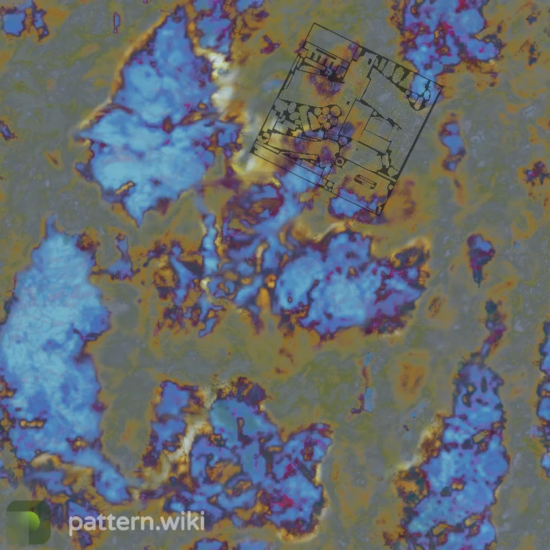 Five-SeveN Case Hardened seed 904 pattern template