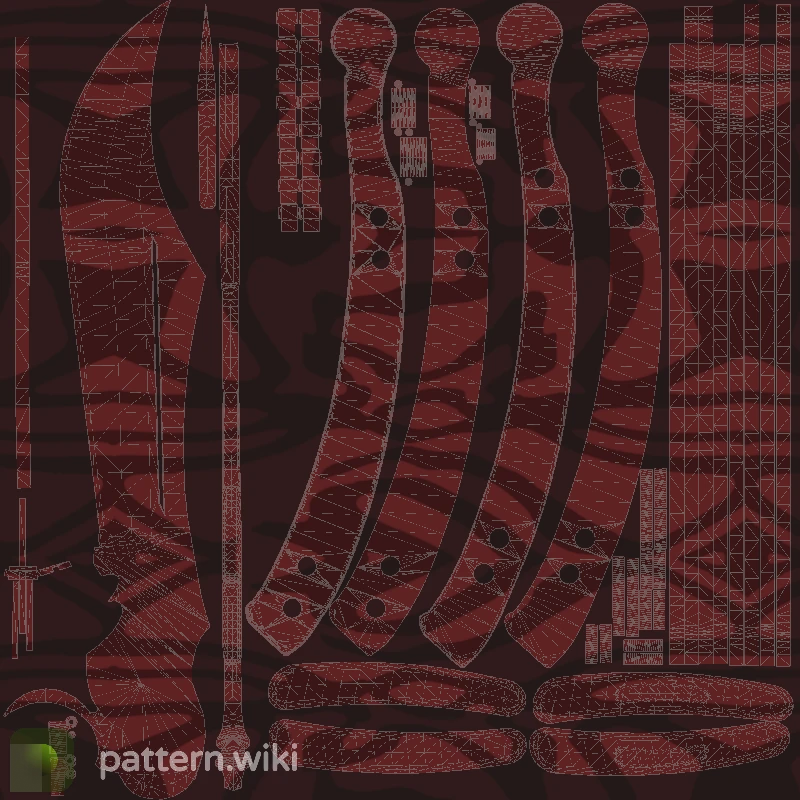 Butterfly Knife Slaughter seed 886 pattern template