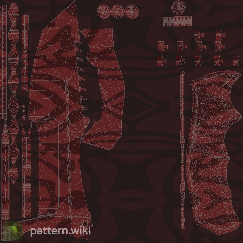 Huntsman Knife Slaughter seed 723 pattern template