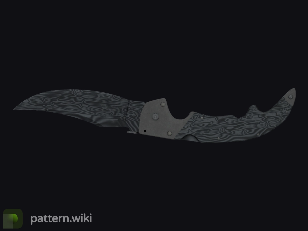 Falchion Knife Damascus Steel seed 102