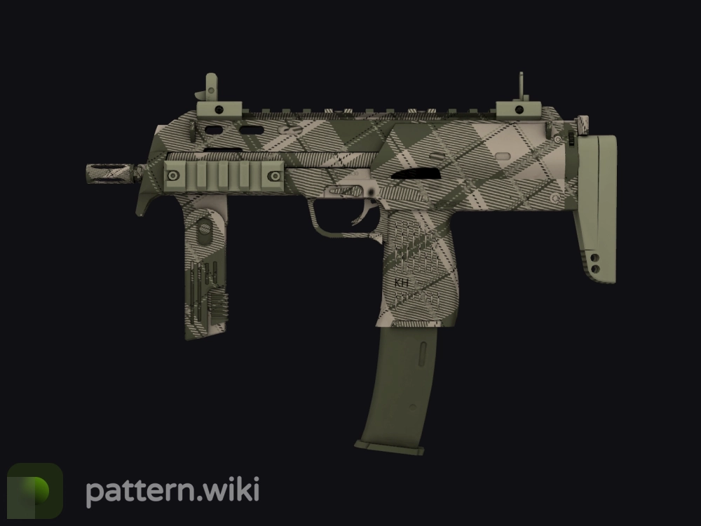 MP7 Olive Plaid seed 722