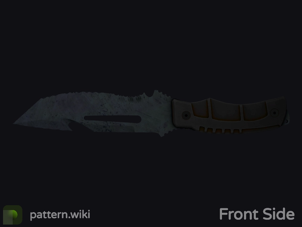 Survival Knife Blue Steel seed 981