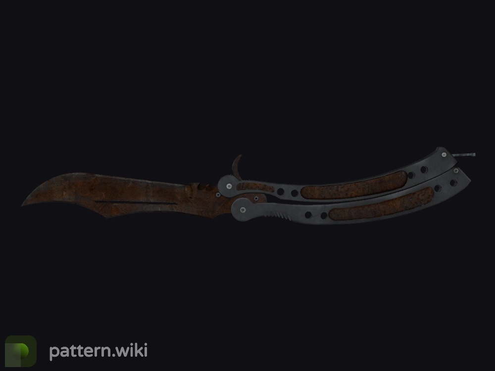 Butterfly Knife Rust Coat seed 902