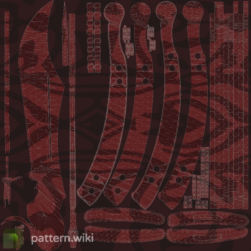 Butterfly Knife Slaughter seed 361 pattern template