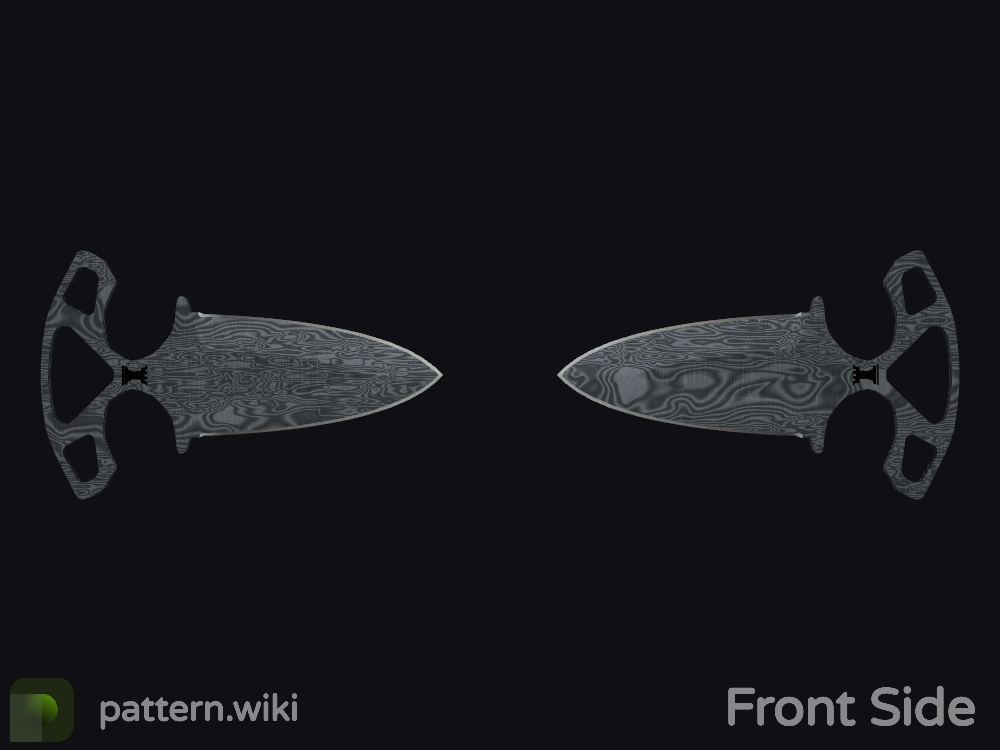 Shadow Daggers Damascus Steel seed 370