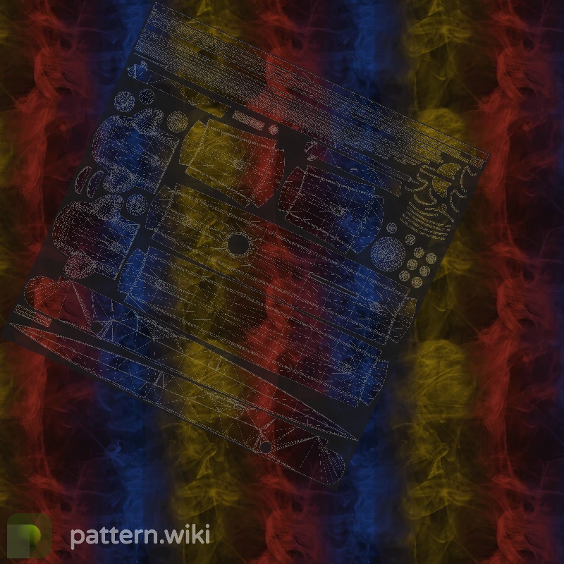 Stiletto Knife Marble Fade seed 3 pattern template