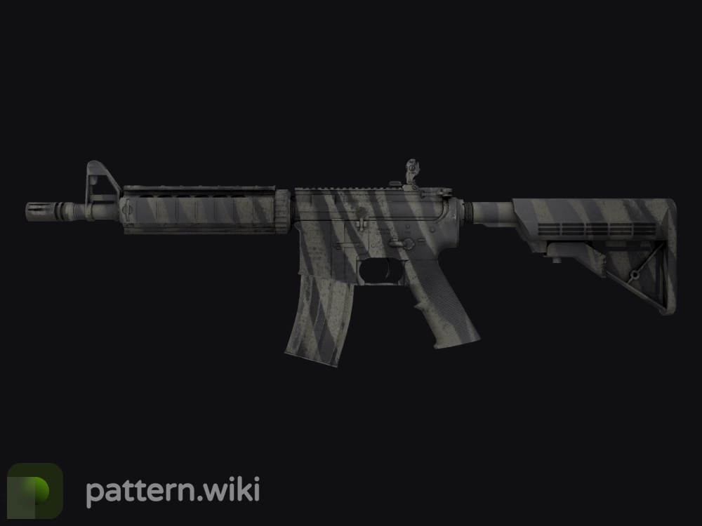 M4A4 Faded Zebra seed 2