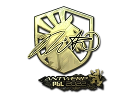 Sticker nitr0 (Gold) | Antwerp 2022 preview