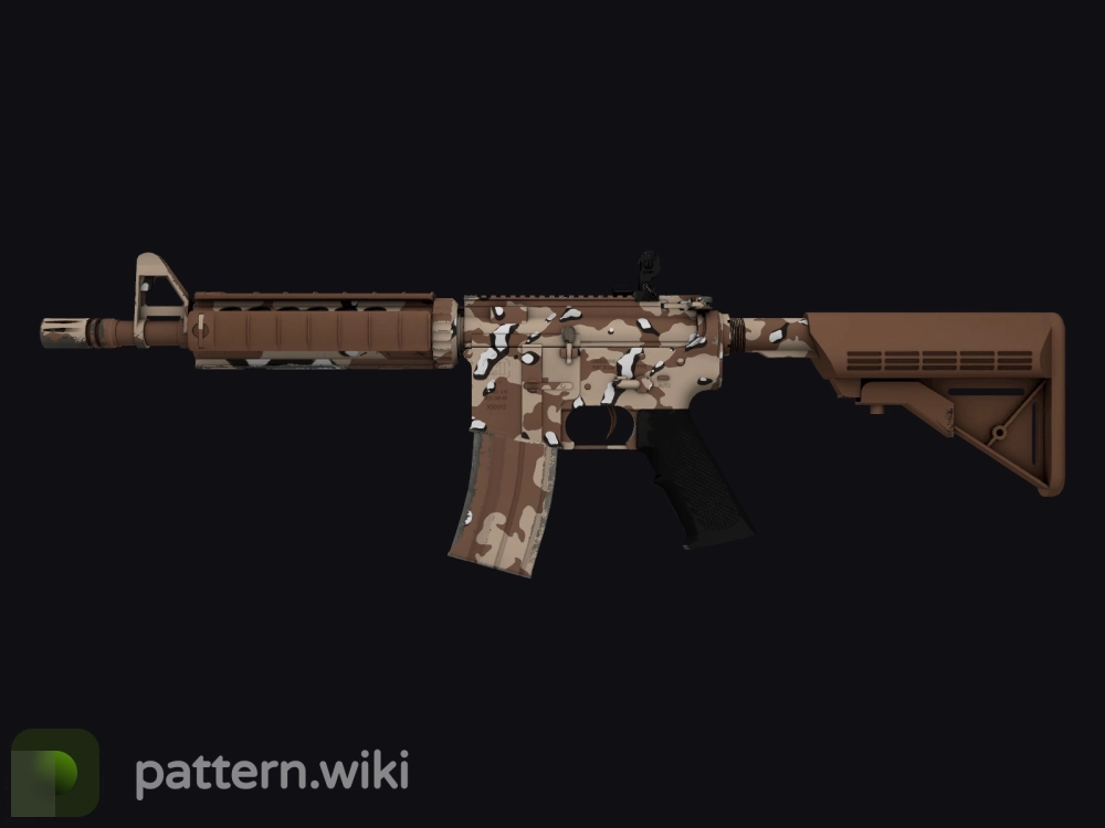 M4A4 Desert Storm seed 206