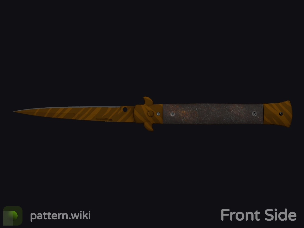 Stiletto Knife Tiger Tooth seed 391