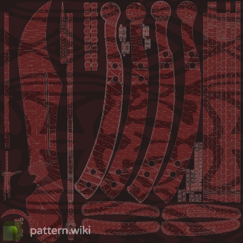 Butterfly Knife Slaughter seed 333 pattern template