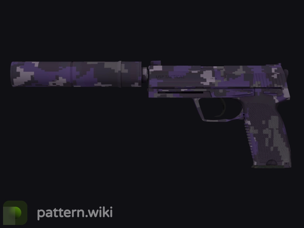 USP-S Purple DDPAT seed 884