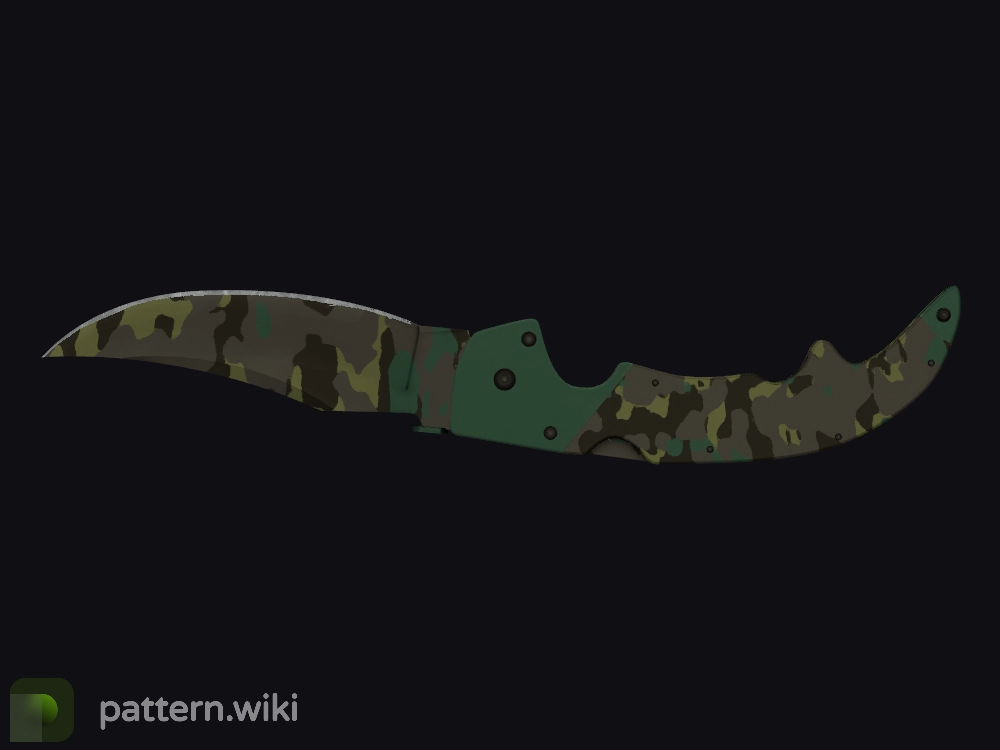 Falchion Knife Boreal Forest seed 487