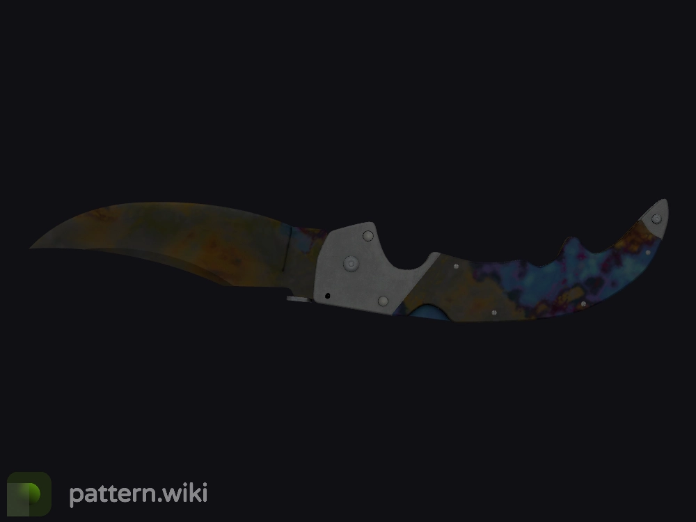 Falchion Knife Case Hardened seed 462