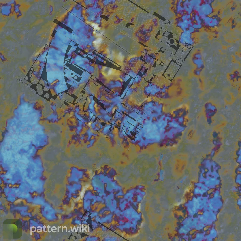 AK-47 Case Hardened seed 703 pattern template