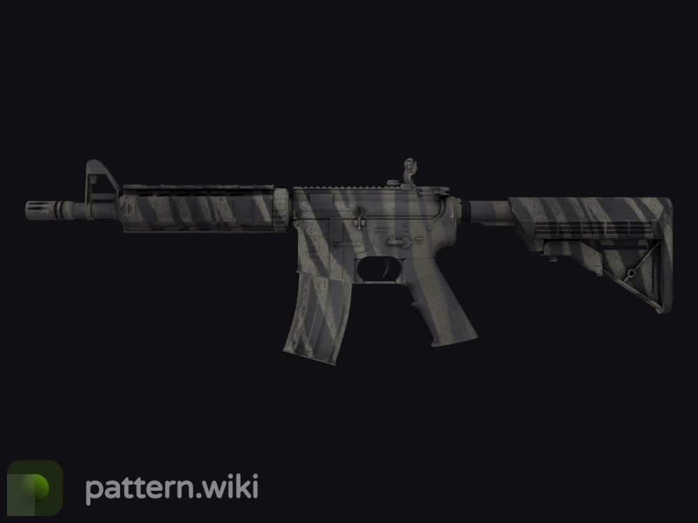 M4A4 Faded Zebra seed 983