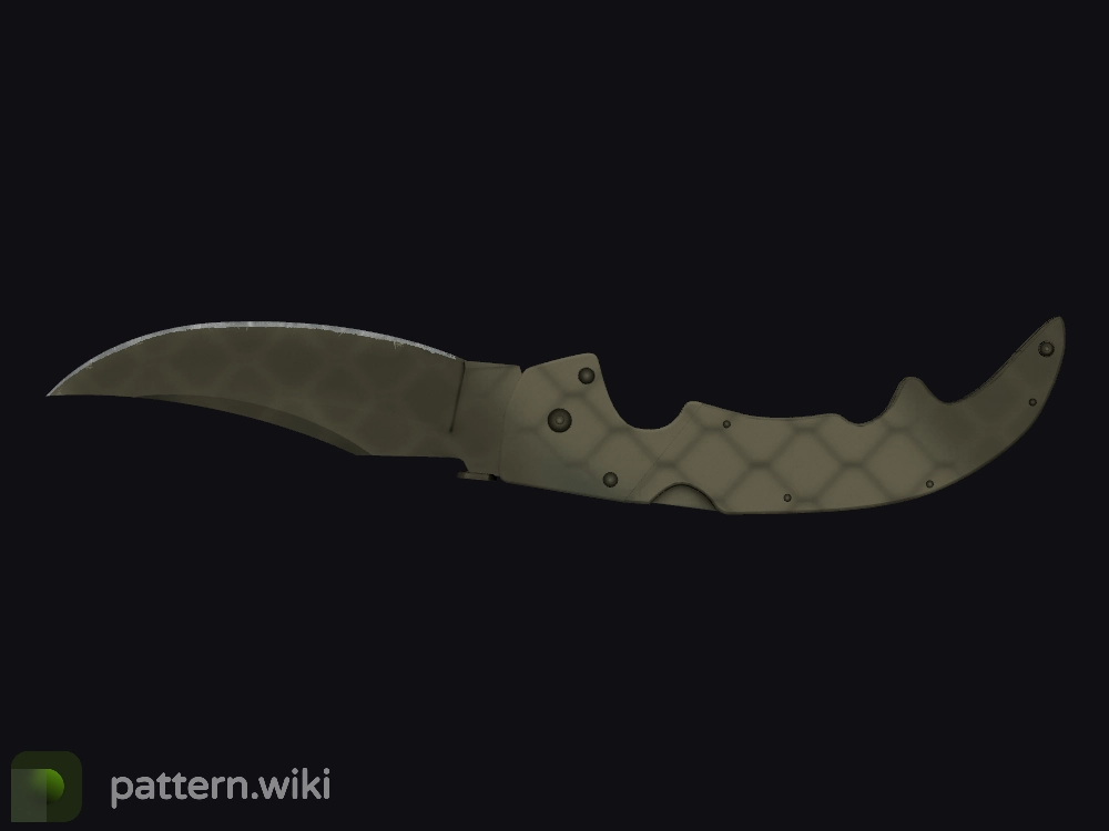 Falchion Knife Safari Mesh seed 279