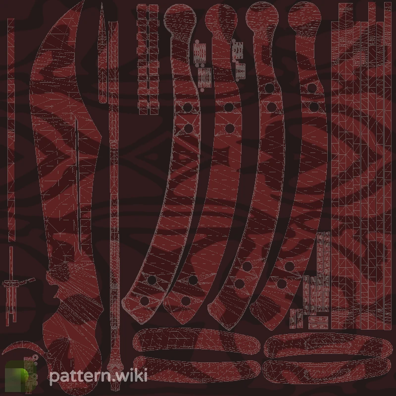 Butterfly Knife Slaughter seed 966 pattern template