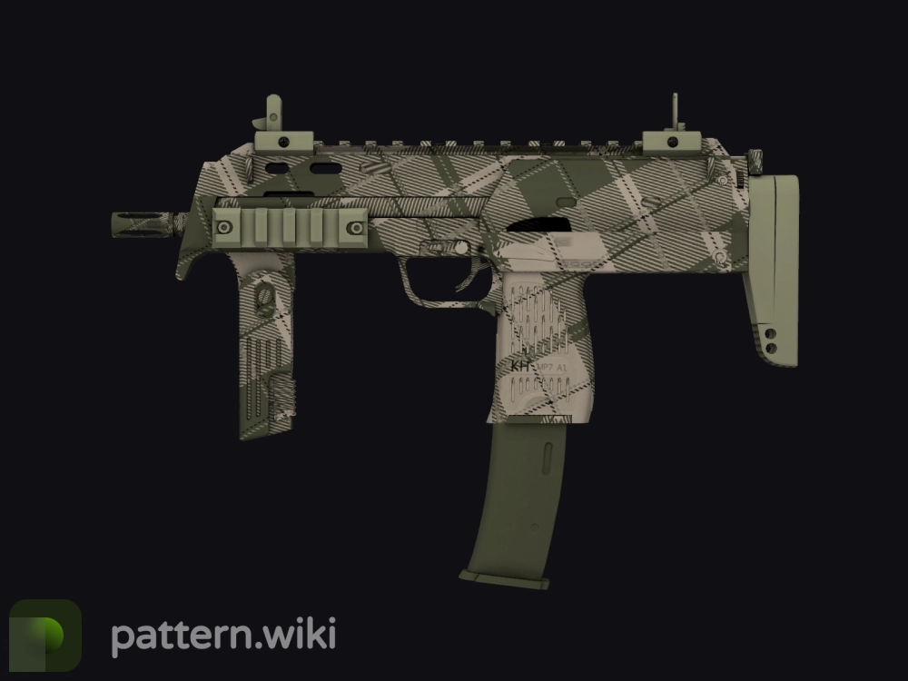 MP7 Olive Plaid seed 458