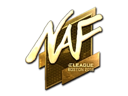 Sticker NAF (Gold) | Boston 2018 preview