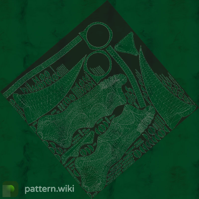 Karambit Gamma Doppler seed 238 pattern template