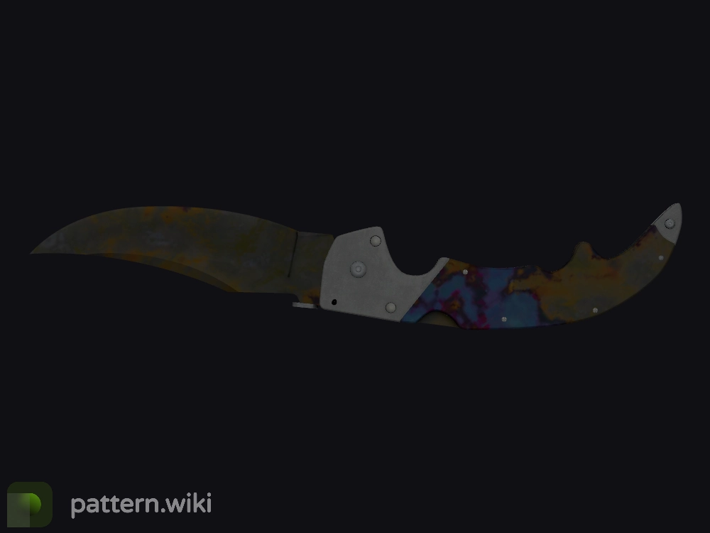 Falchion Knife Case Hardened seed 31