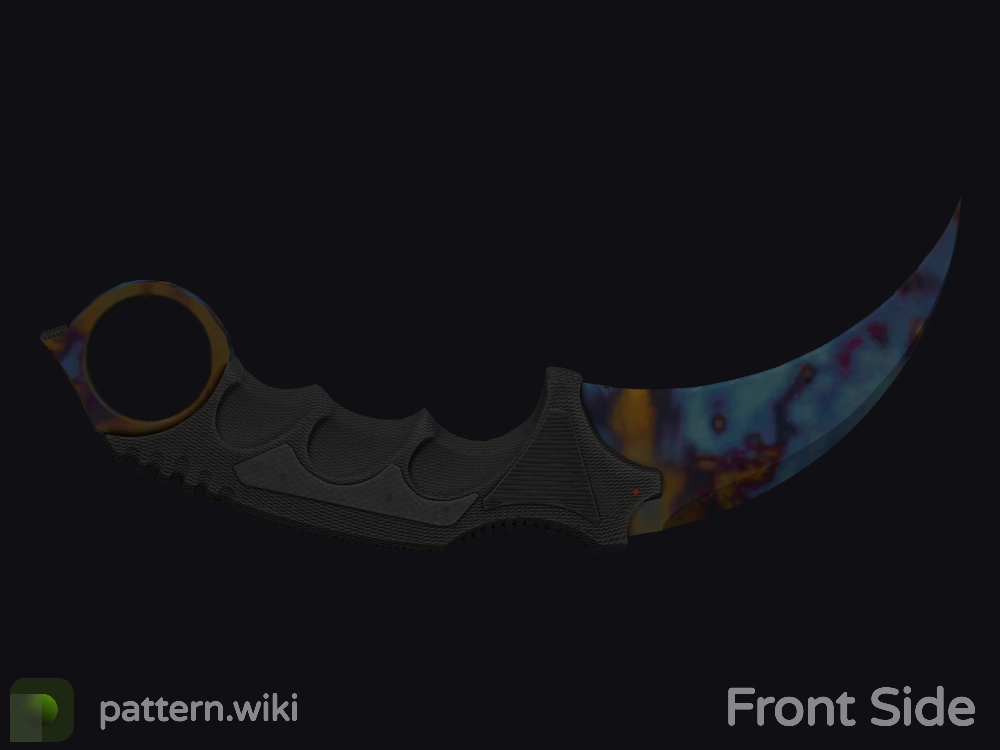 Karambit Case Hardened seed 637