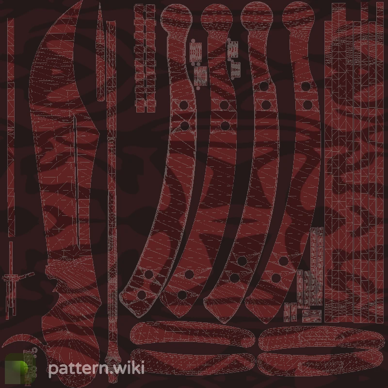 Butterfly Knife Slaughter seed 424 pattern template