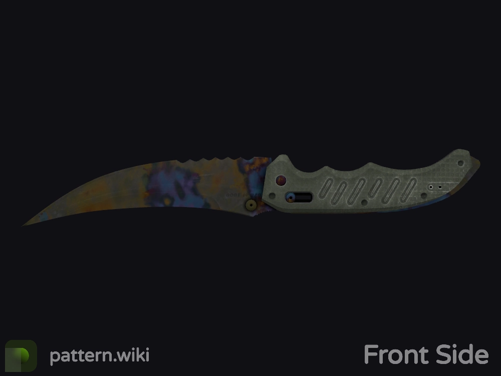 Flip Knife Case Hardened seed 84