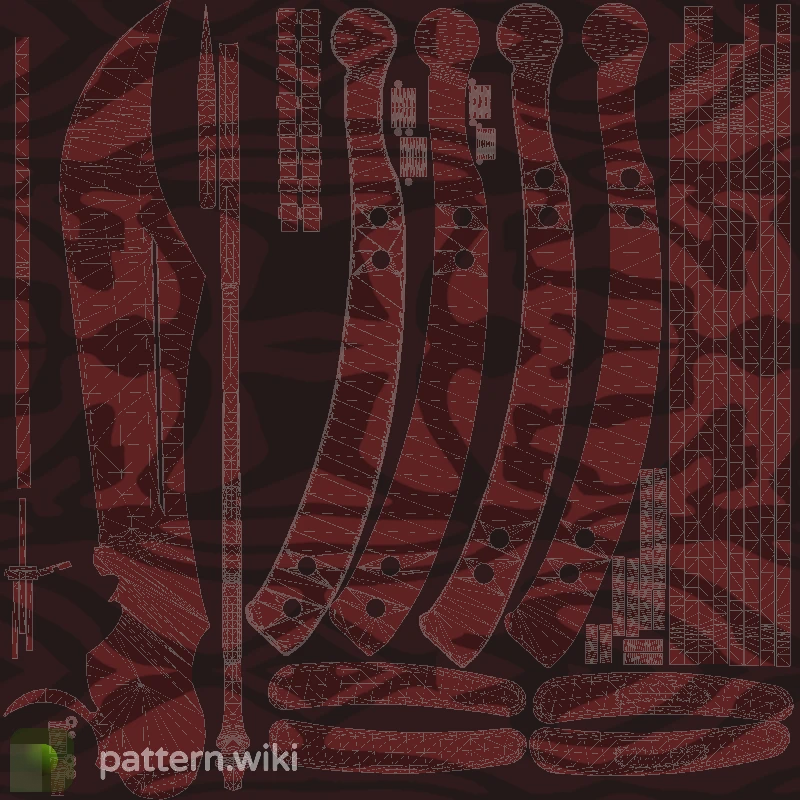 Butterfly Knife Slaughter seed 856 pattern template