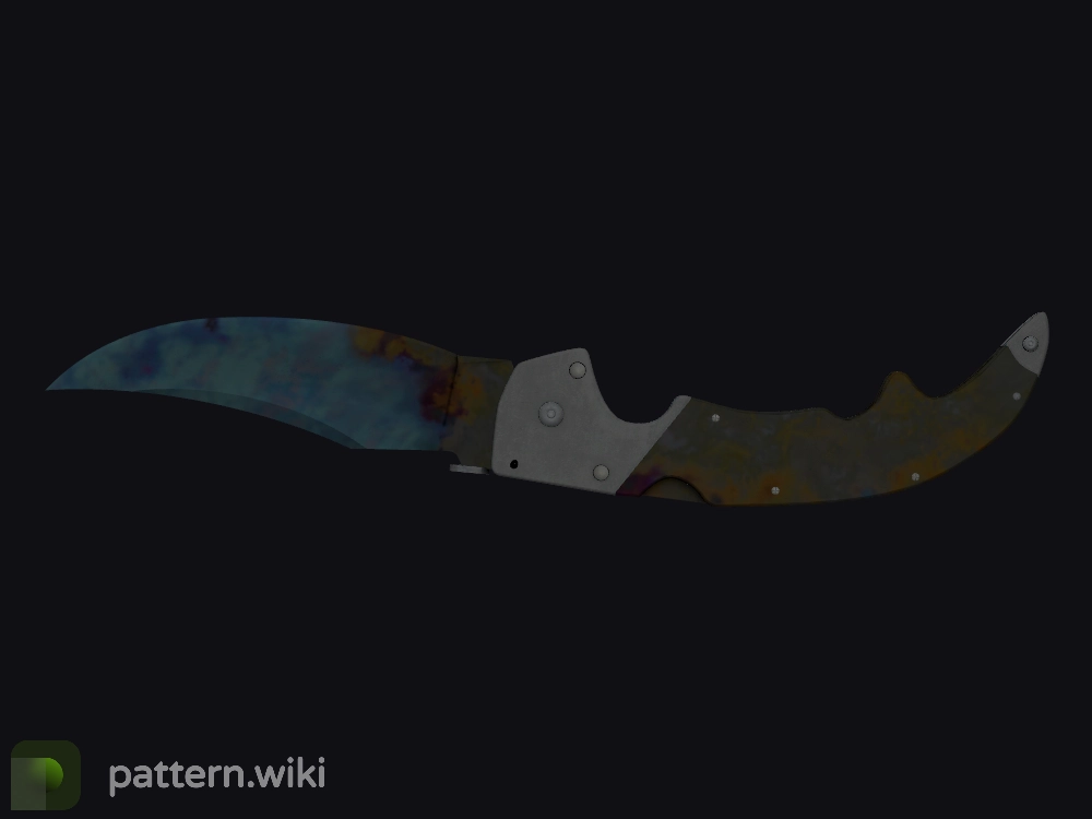 Falchion Knife Case Hardened seed 721