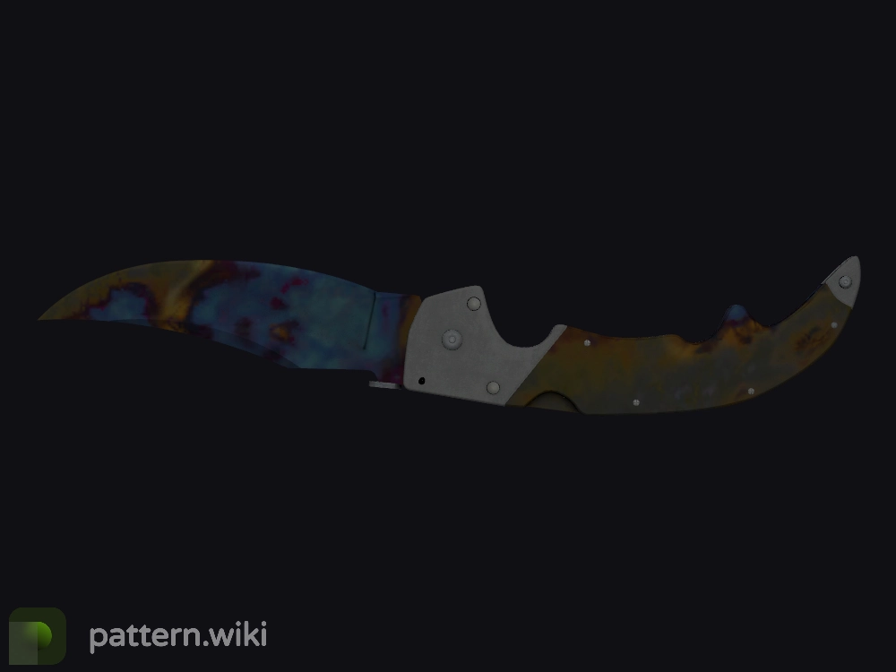 Falchion Knife Case Hardened seed 743