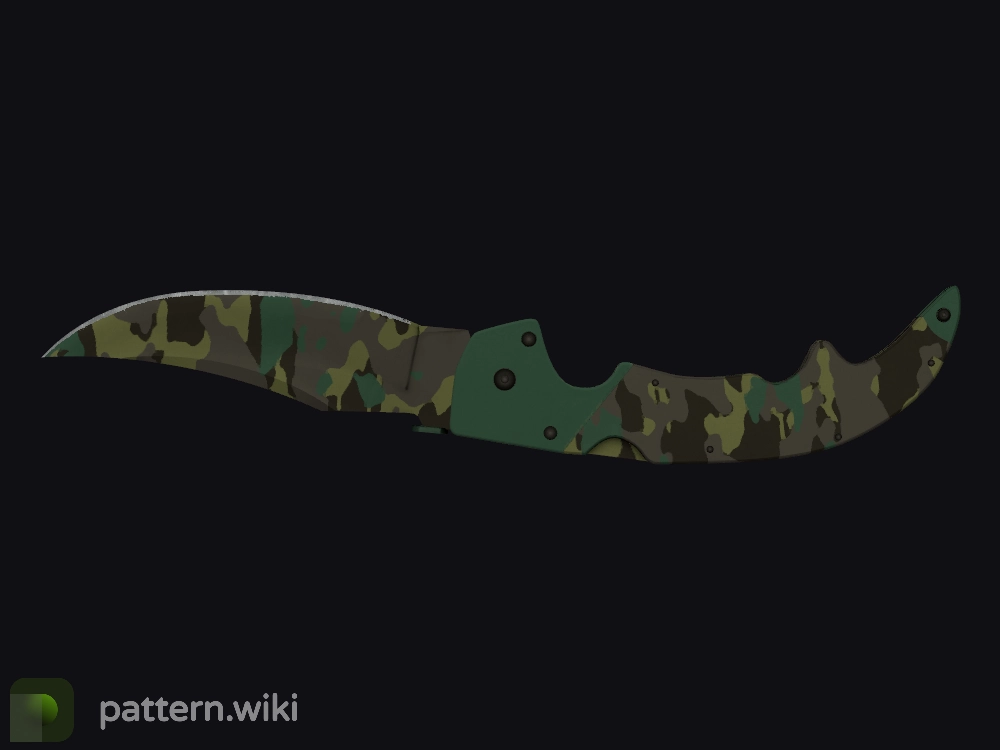 Falchion Knife Boreal Forest seed 451