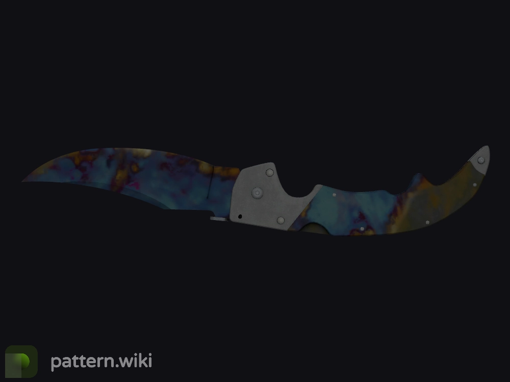 Falchion Knife Case Hardened seed 985