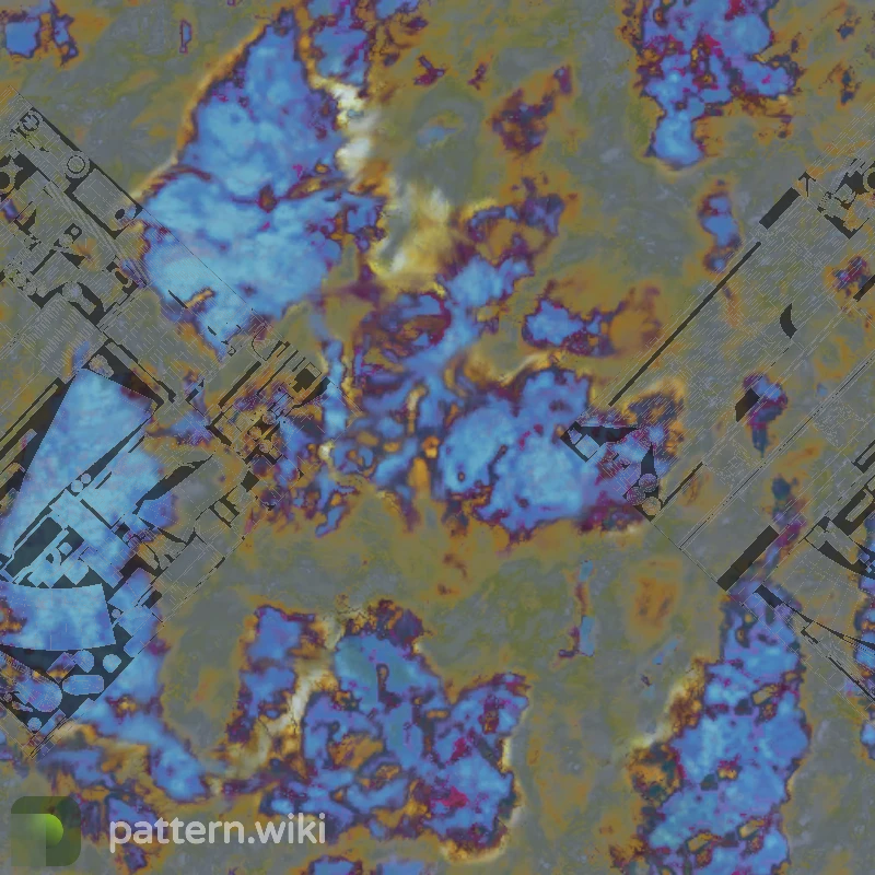 AK-47 Case Hardened seed 972 pattern template