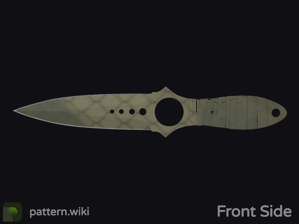 Skeleton Knife Safari Mesh seed 678