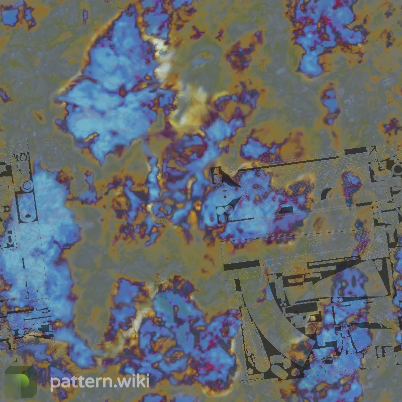 AK-47 Case Hardened seed 152 pattern template