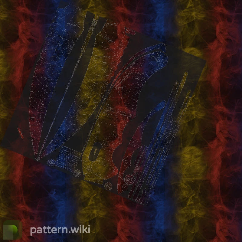 Flip Knife Marble Fade seed 553 pattern template