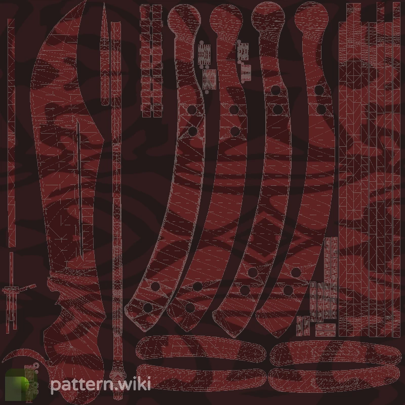 Butterfly Knife Slaughter seed 717 pattern template