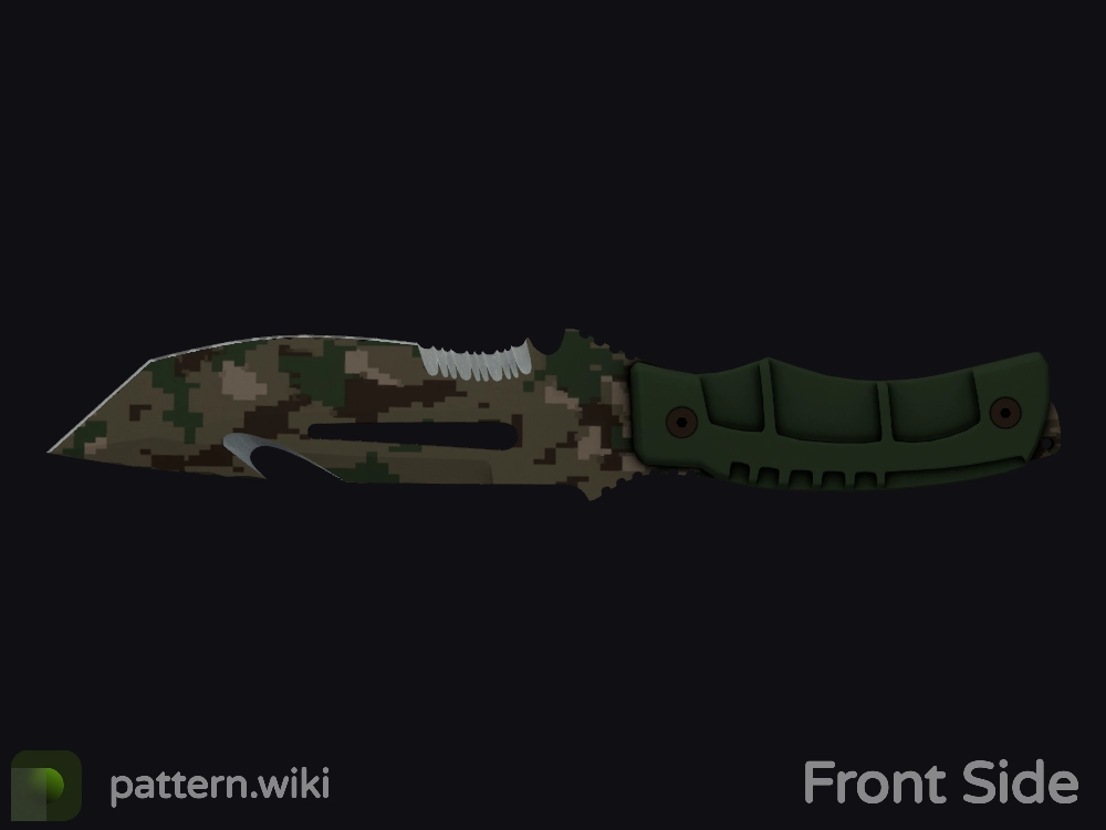 Survival Knife Forest DDPAT seed 185