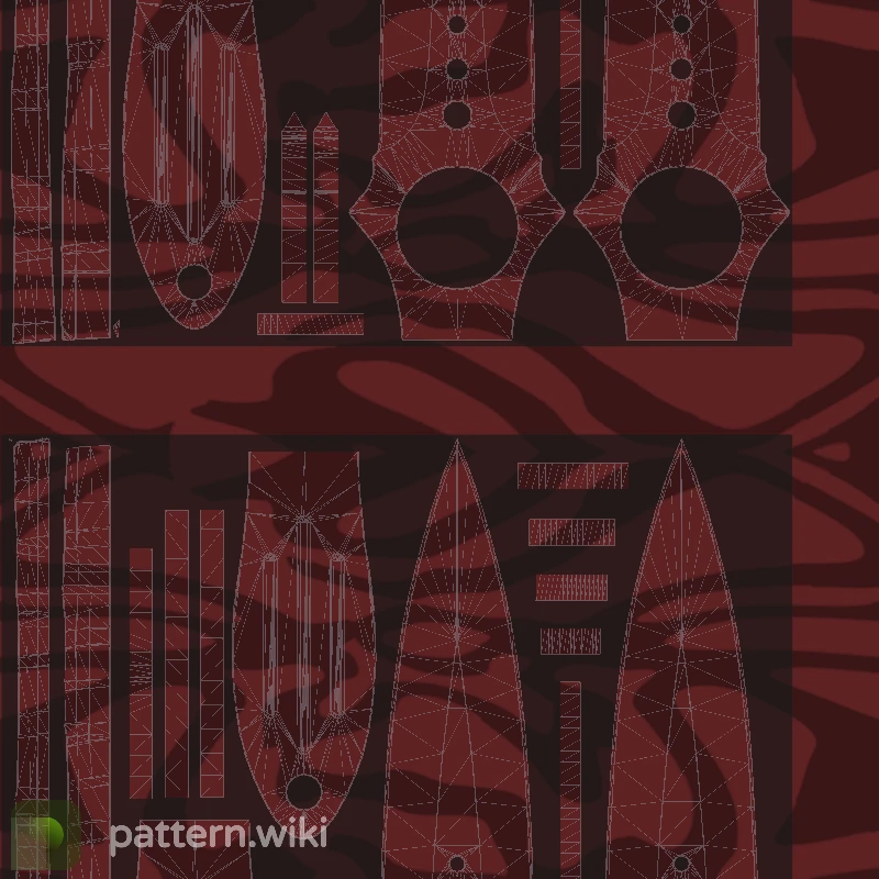 Skeleton Knife Slaughter seed 130 pattern template