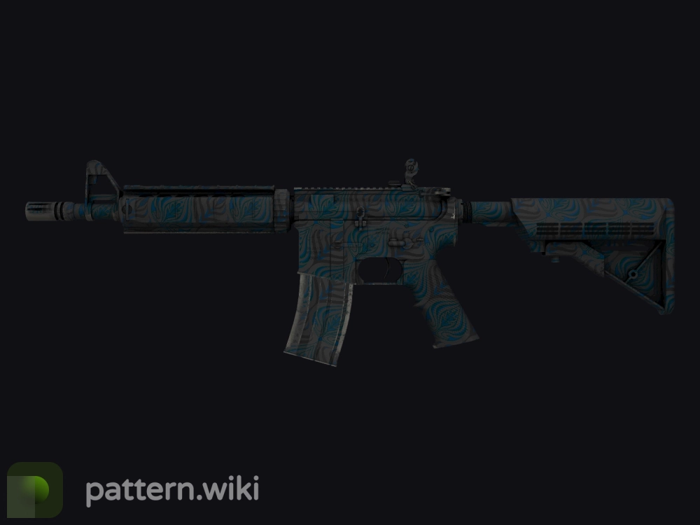 M4A4 Dark Blossom seed 691