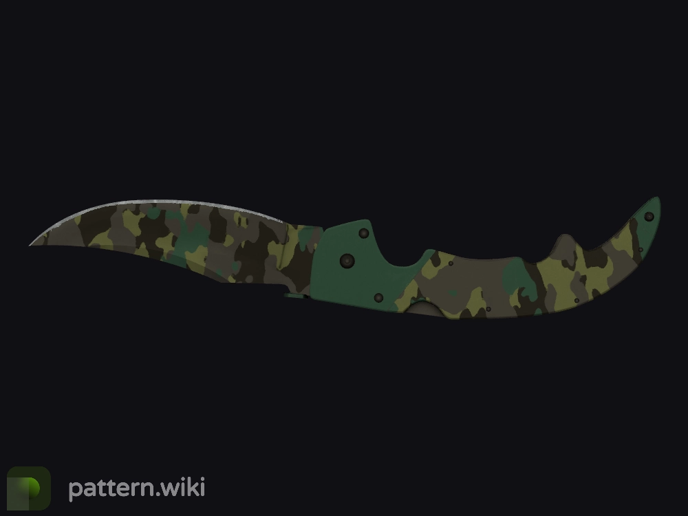 Falchion Knife Boreal Forest seed 455