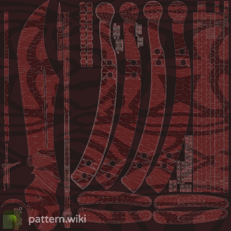 Butterfly Knife Slaughter seed 853 pattern template