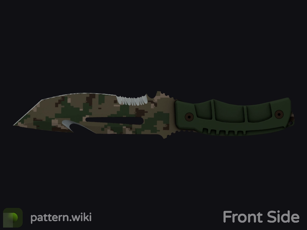 Survival Knife Forest DDPAT seed 358