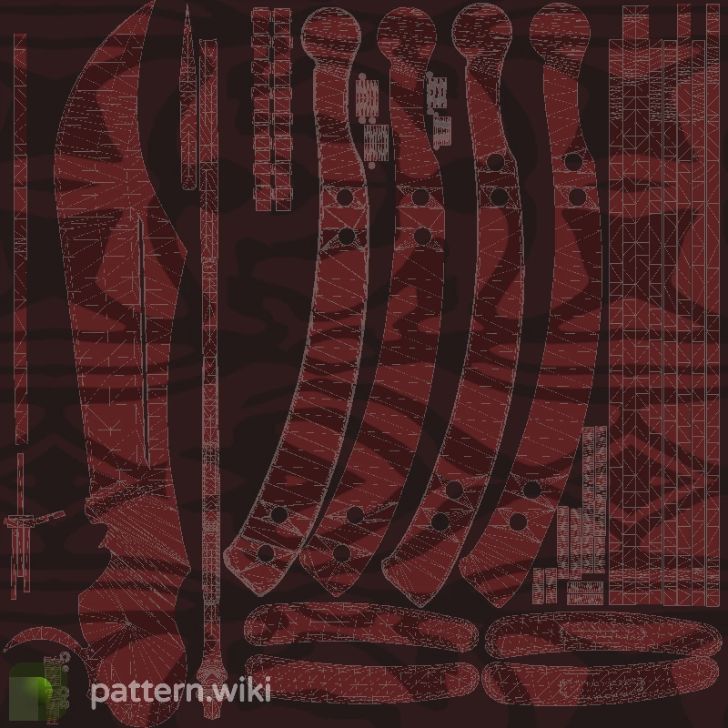 Butterfly Knife Slaughter seed 962 pattern template