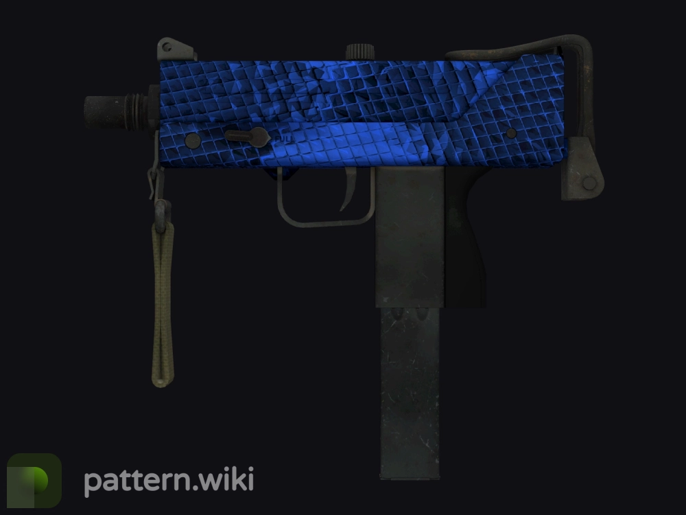 MAC-10 Lapis Gator seed 86